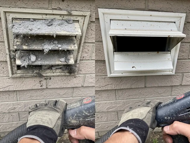 Professional dryer exhaust vent cleaning by Bloomfield Dryer Vent Cleaning in Bloomfield
