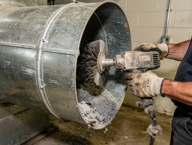 Industrial-grade dryer vent cleaning by Bloomfield Dryer Vent Cleaning in Bloomfield