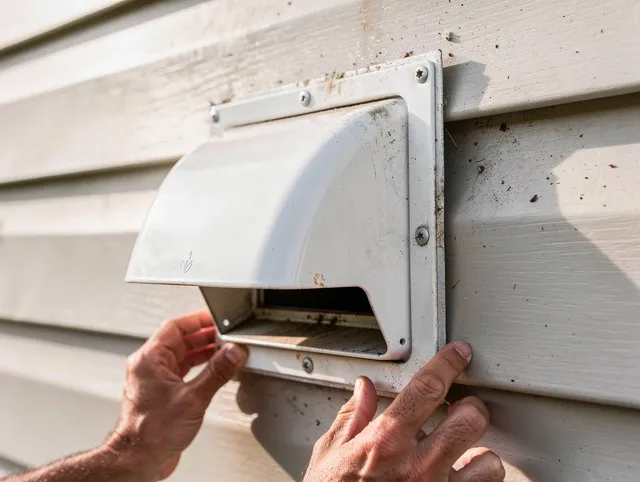 Bloomfield Dryer Vent Cleaning technician delivering thorough residential dryer vent cleaning service in Bloomfield